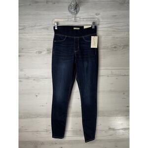 Universal Thread Jeans Womens 00 24R Dark Wash High Rise Pull-On Jegging Skinny